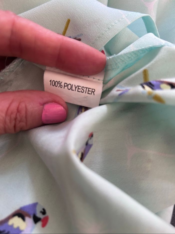 Blouse manches courtes, motifs  perroquets - photo numéro 10