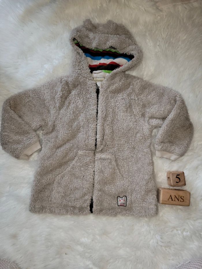 Manteau pilou 5ans