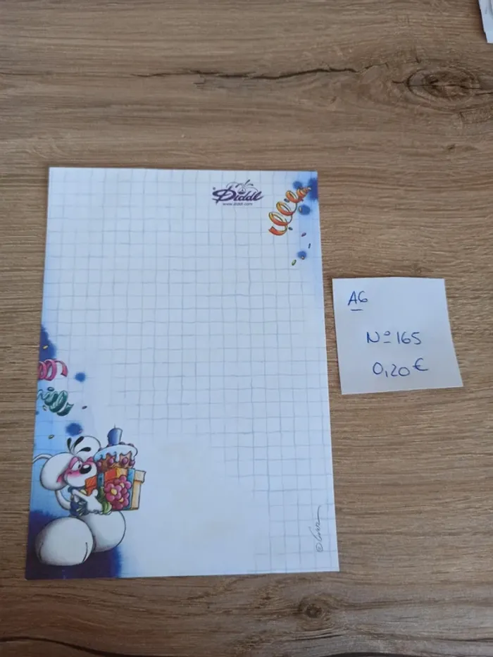 Feuille Diddl A6 165 0,20€