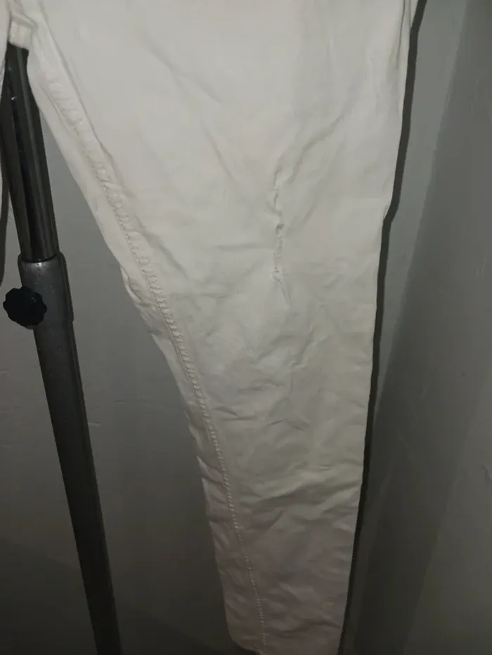 Jean blanc T42 - photo numéro 3