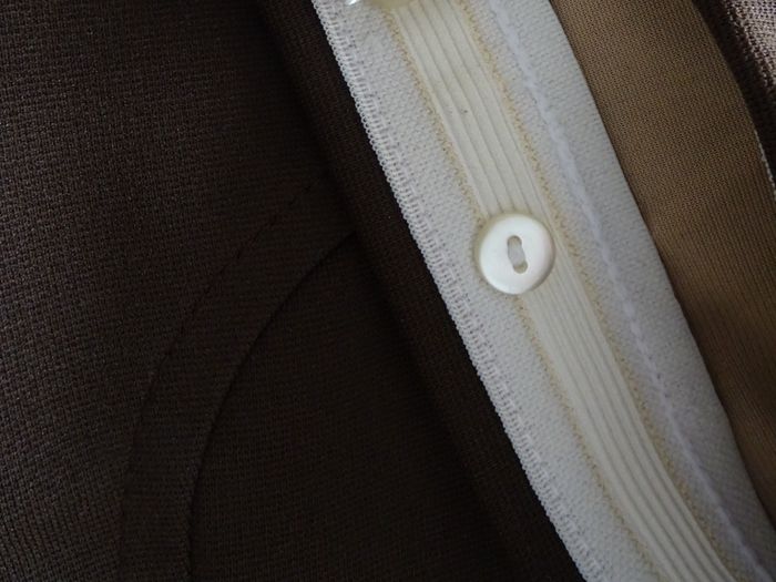 Jupe trapèze marron taille élastique taille 36 (réelle) - photo numéro 3