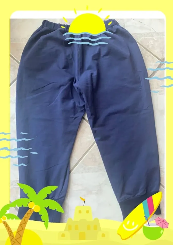 Pantalon court BTS bleu S 36 - photo numéro 3