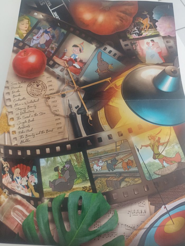 Puzzle Disney 1000 pièces – Clementoni + Poster (complet) - photo numéro 3