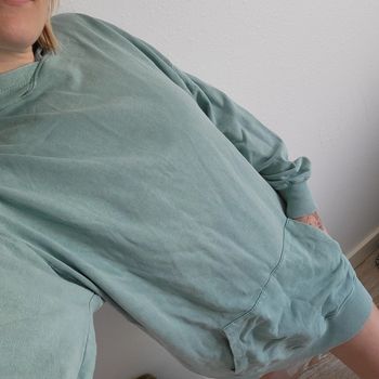 Robe sweatshirt à capuche oversize