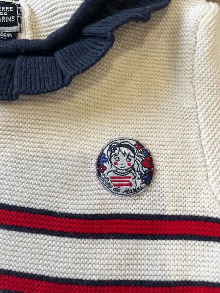 Pull maille rayé Terre de marins - photo numéro 2