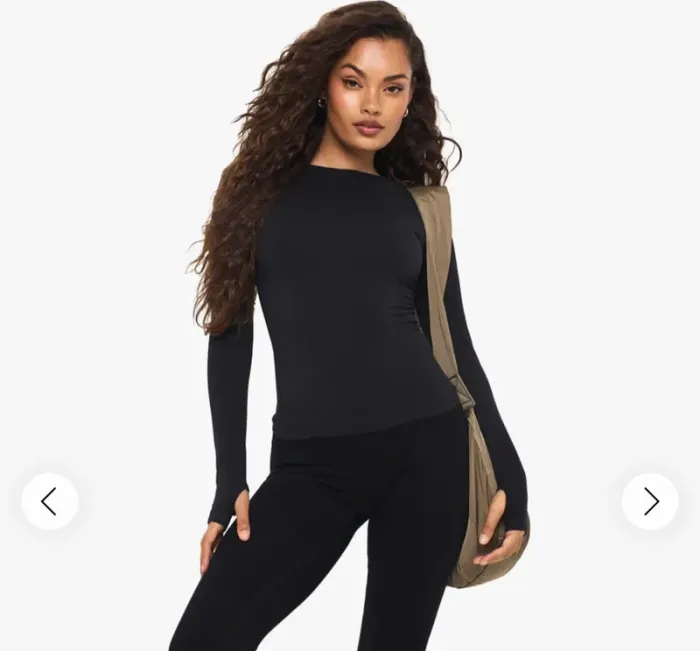 Boohoo Haut manches longues seamless – Taille L voir plutôt M – Neuf avec étiquette - photo numéro 2