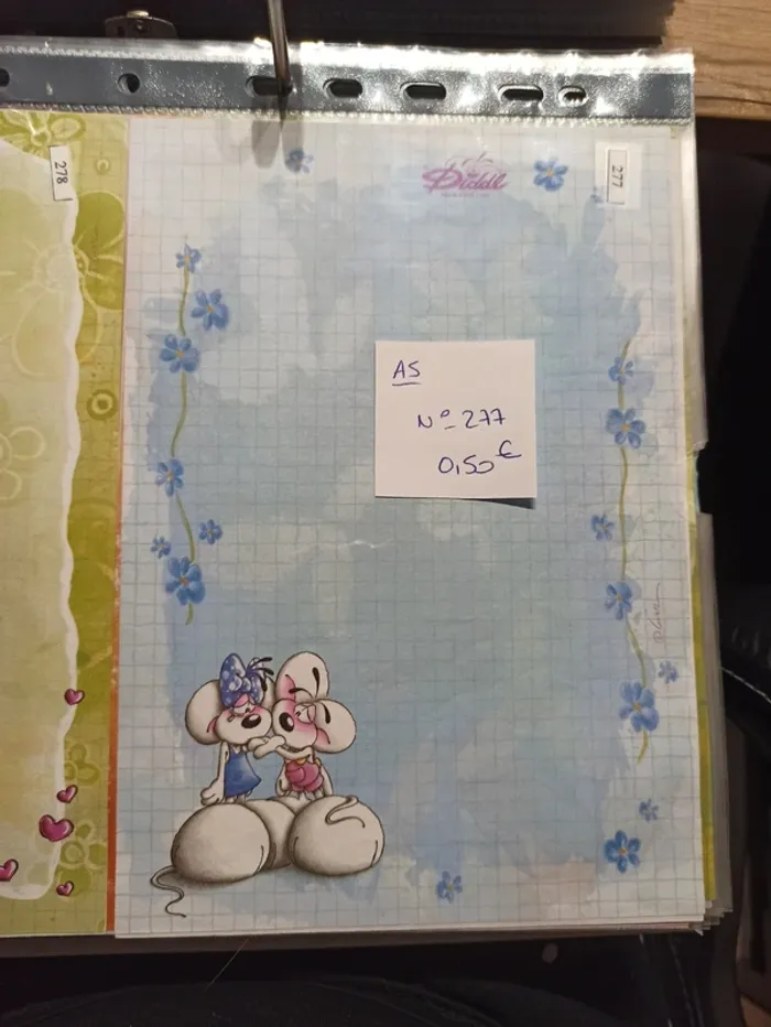 Feuille Diddl A5 277 0,50€