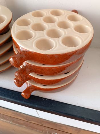 Assiettes à escargots