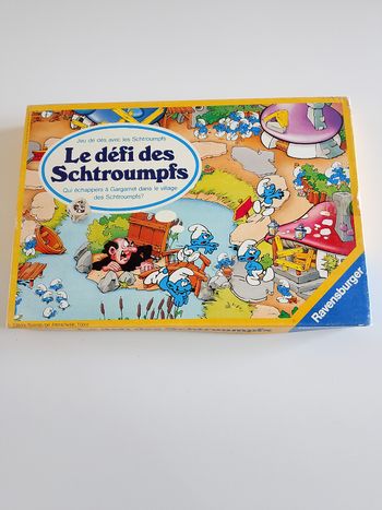 Le défi des Schtroumpfs ravensburger complet sans notice 