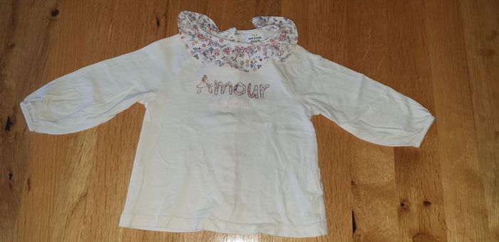 Tee shirt col Claudine