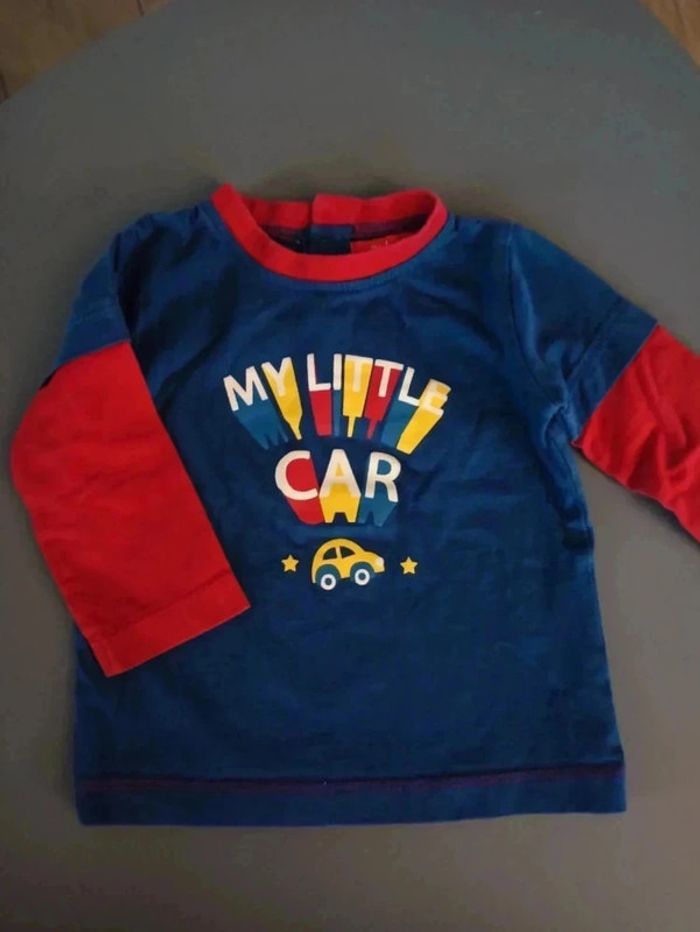 Lot 3 t-shirts manches longues 12 mois - photo numéro 5