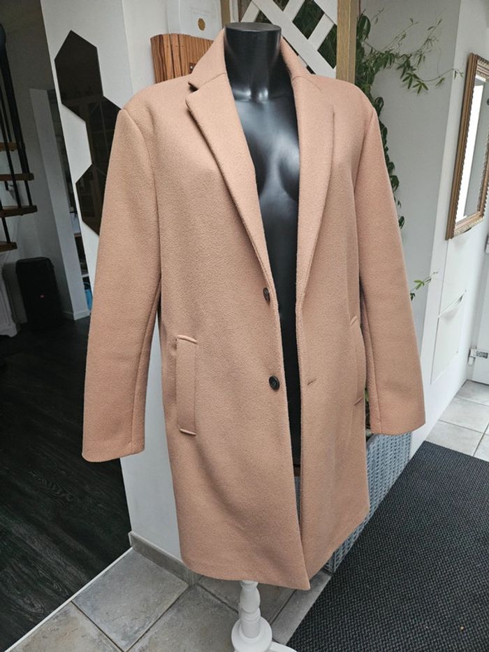 Zara manteau long marron clair taille L