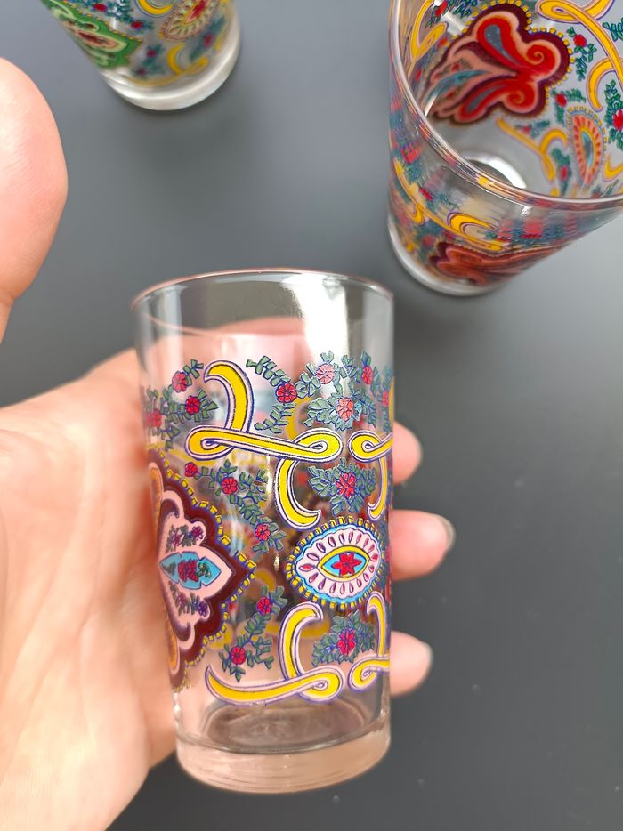 Verres à thé Reims ,lot de 5 - photo numéro 6