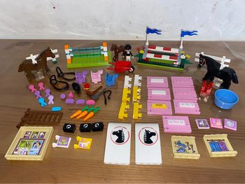 Lot de + de 150 pièces lego sur le thème de l’équitation.