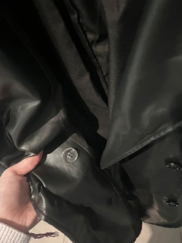 trench simili cuir - photo numéro 7