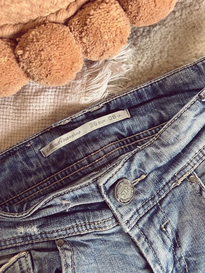 Short en jean femme stradivarius - photo numéro 5
