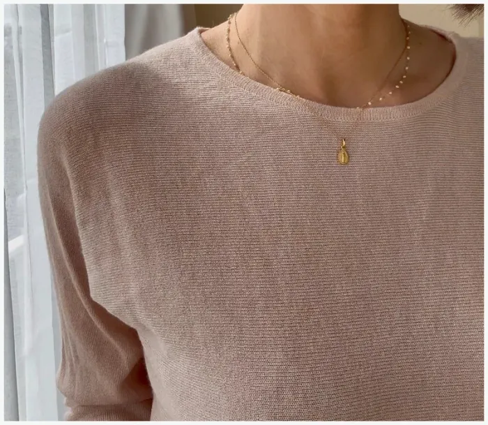 Top Pull Caroll beige rosé taille S neuf - photo numéro 4