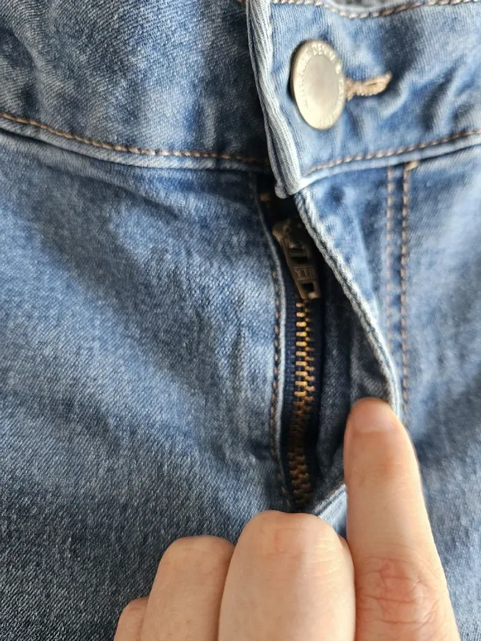 Short pantacourt en jean femme - Taille 36 / S - Gemo - Bleu - photo numéro 9
