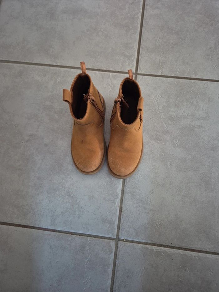 Bottines beige camel - photo numéro 2
