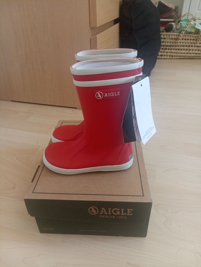 Bottes aigle rouge neuve taille 25 - photo numéro 4