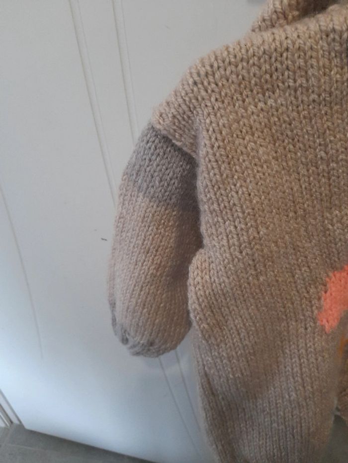 Pull en laine garçon chaud - photo numéro 2