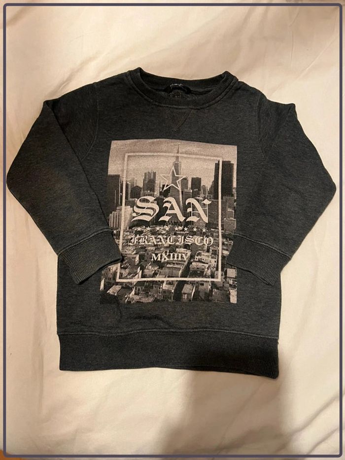 Sweat col rond San Francisco taille 4-5 ans