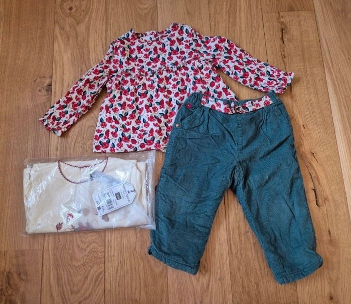 Ensemble blouse, body et pantalon Sergent Major