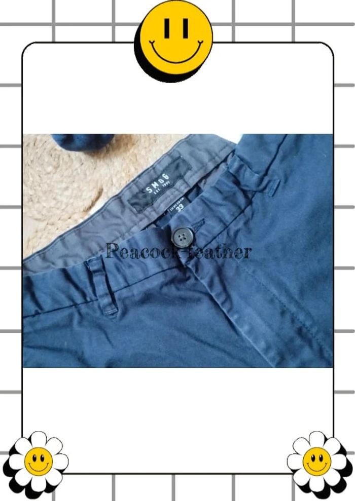 Pantalon Chino bleu smog 40 - photo numéro 9