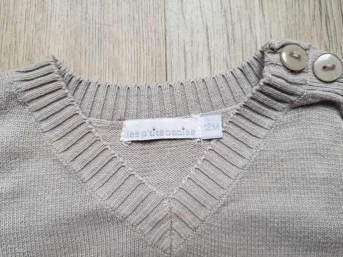 Pull sans manches 12 mois Garçon - photo numéro 3