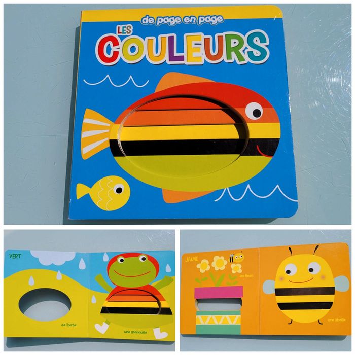 Livre animé de Page en Page 🌈 Les Couleurs 🐠