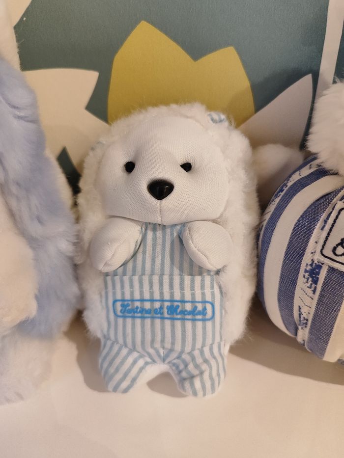 Peluche hérisson tartine et chocolat - photo numéro 5