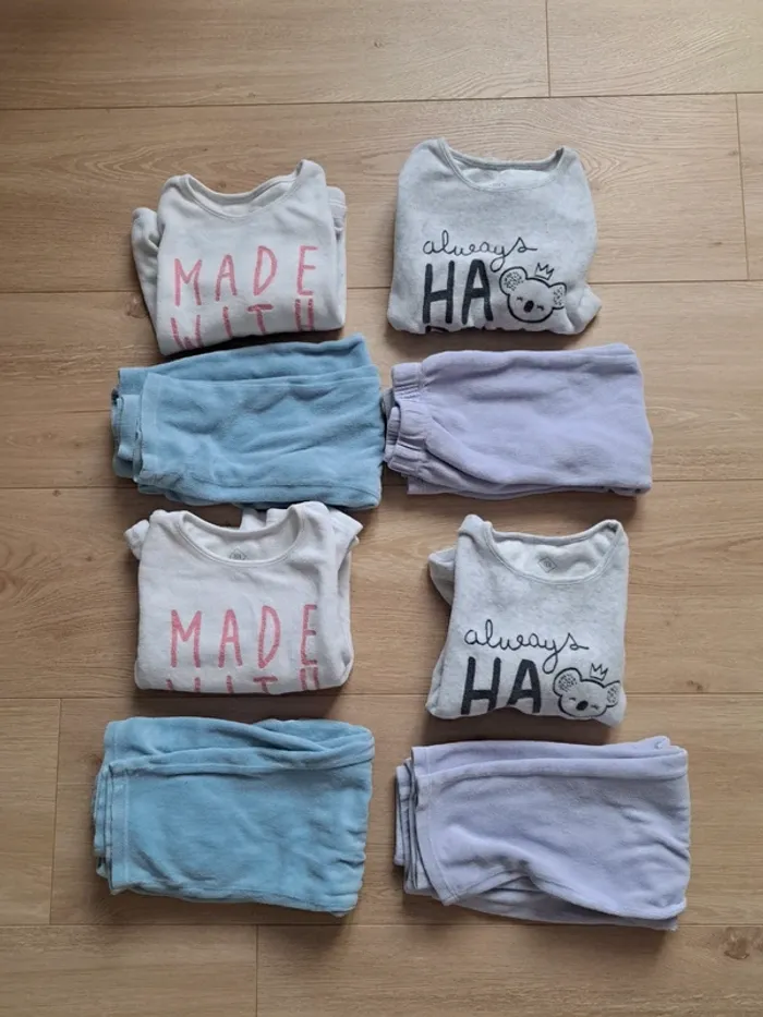 Pyjamas hiver jumelles 3/4A