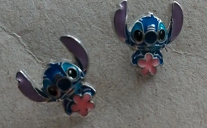Boucles d'oreilles Stitch - photo numéro 2