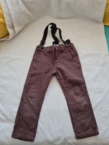 Pantalon avec bretelles 4 ans Verbaudet