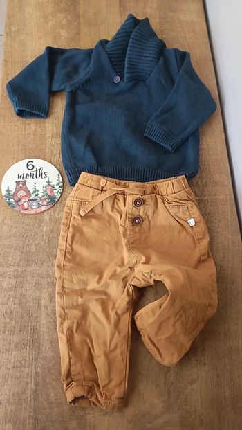 Ensemble Tape à l'oeil bébé garçon 6mois