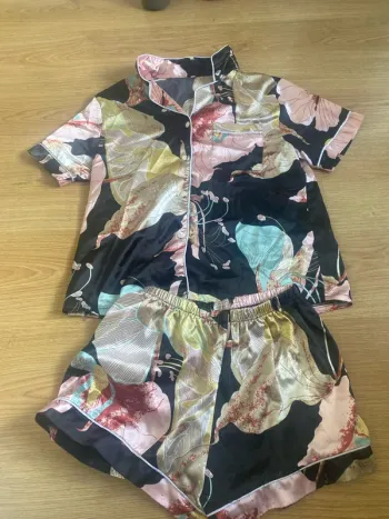 Pyjama d’été femme satin taille S