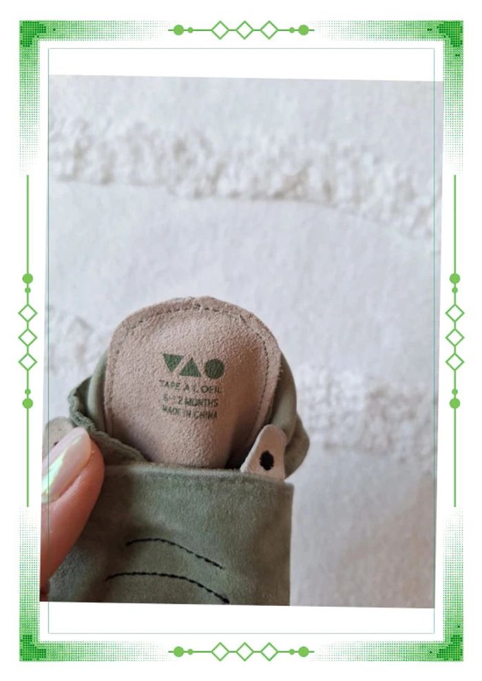 Chausson cuir bébé 6-12 mois - photo numéro 3