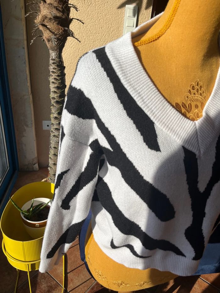 pull col v shein - photo numéro 3