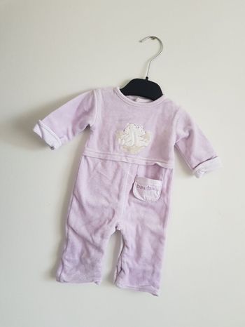 Pyjama en velours taille naissance