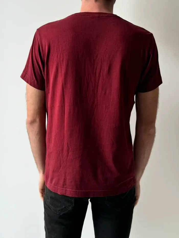 T-shirt Homme Bordeaux - photo numéro 2