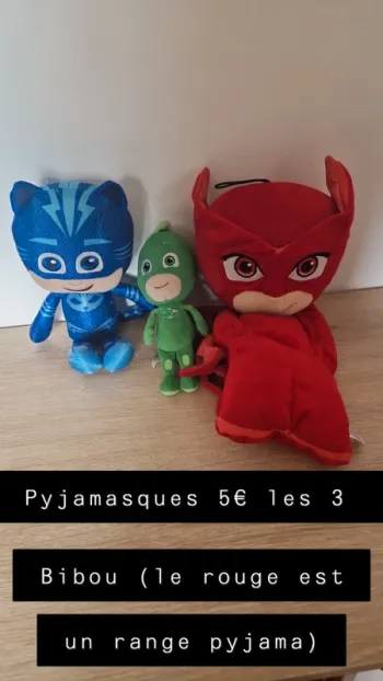 Peluches pyjamasque