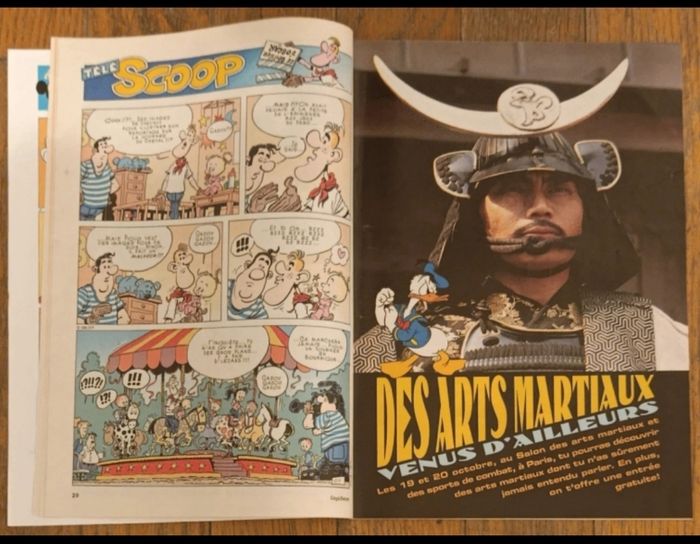 Ancien journal de mickey avec cadeau autocollants Pocahontas N°2313 de 1996 vintage - photo numéro 5