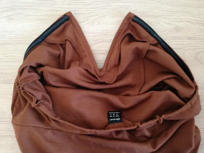 Bodie bustier col V classique marron 38 Shein - photo numéro 5