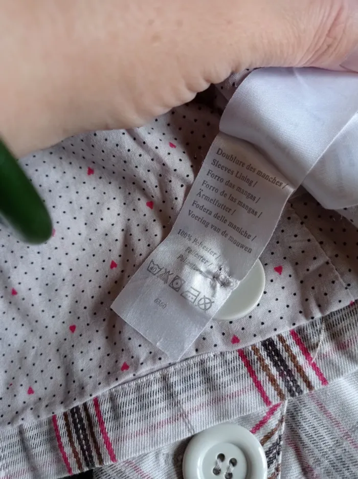 Veste à carreaux 2 ans - photo numéro 4