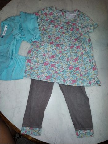 Ensemble robe leggings boléro 18 mois