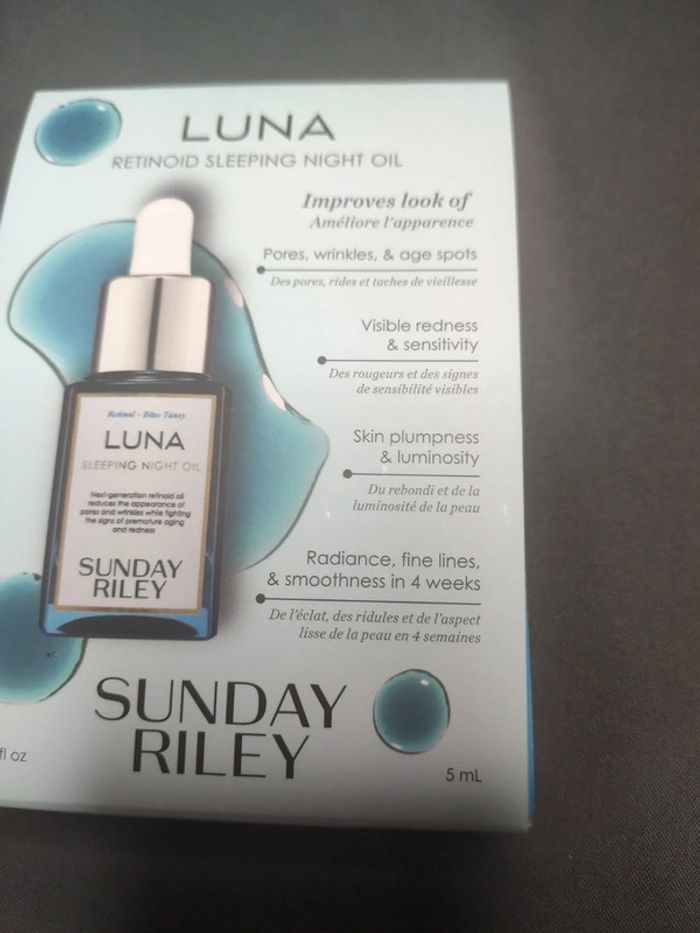 LUNA Huile de nuit au rétinol pour le visage - photo numéro 2