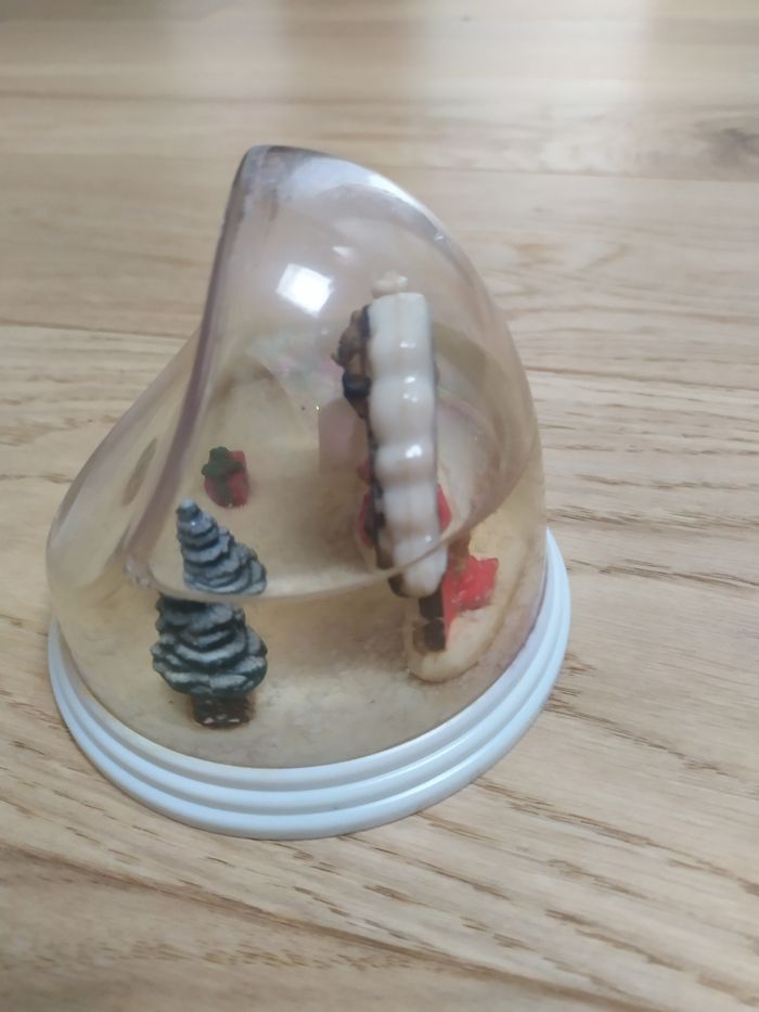 Lot de 2 boules à neige de Noël châlet - photo numéro 6