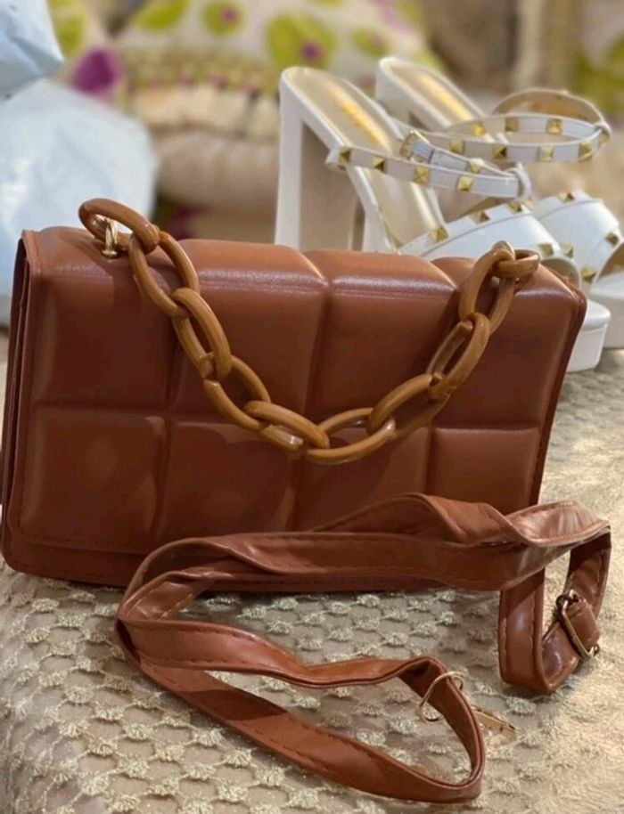 Sac bandouliere ou à mains marron shein - photo numéro 6