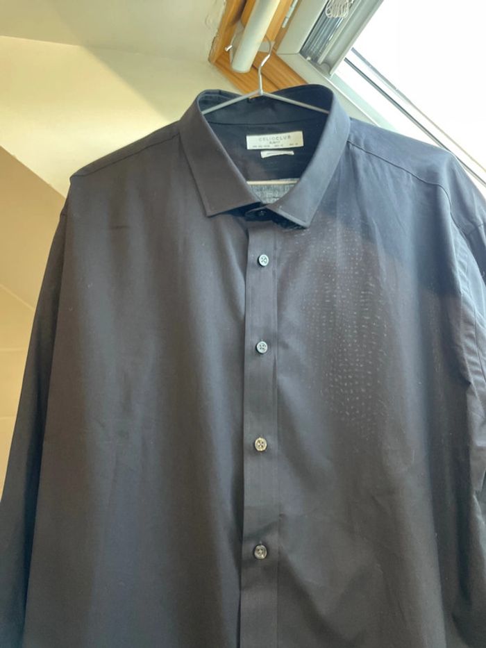 Chemise noire élégante - Celio club - XXL - photo numéro 4