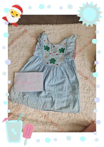 robe jeans taille été 4 ans dpam